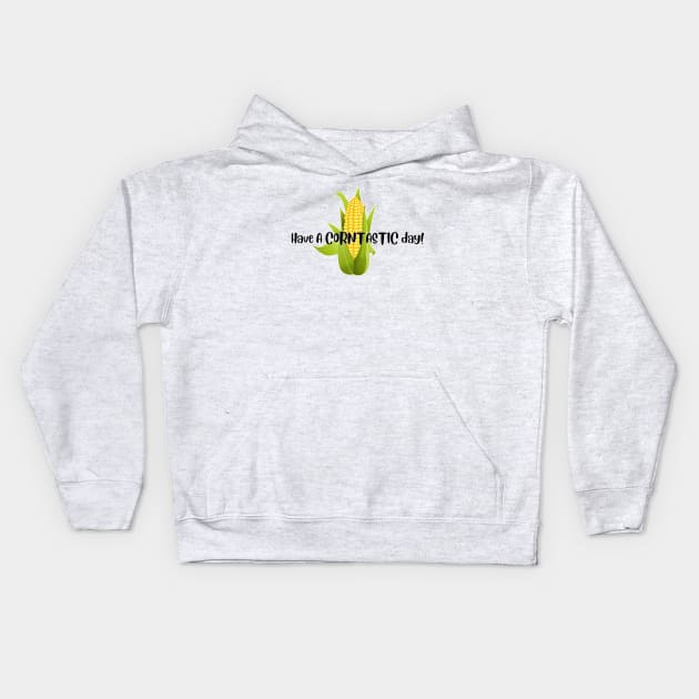 It's corn Kids Hoodie by Comixdesign